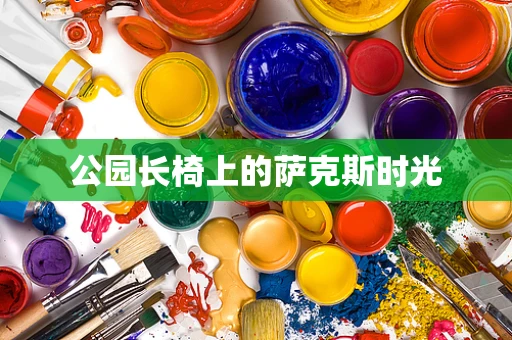 公园长椅上的萨克斯时光