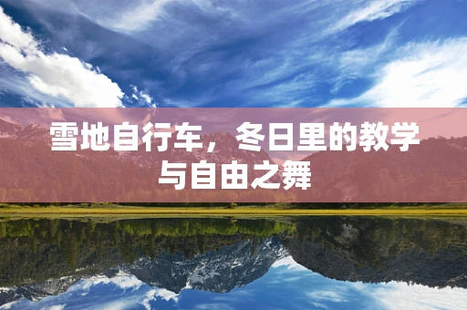 雪地自行车，冬日里的教学与自由之舞