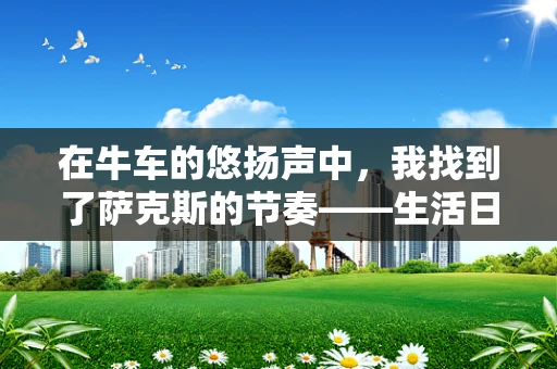 在牛车的悠扬声中，我找到了萨克斯的节奏——生活日记的一页