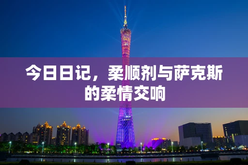 今日日记，柔顺剂与萨克斯的柔情交响