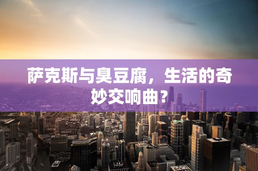萨克斯与臭豆腐，生活的奇妙交响曲？