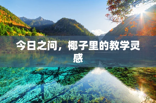 今日之问，椰子里的教学灵感