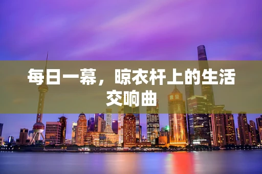 每日一幕，晾衣杆上的生活交响曲