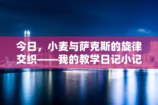 今日，小麦与萨克斯的旋律交织——我的教学日记小记