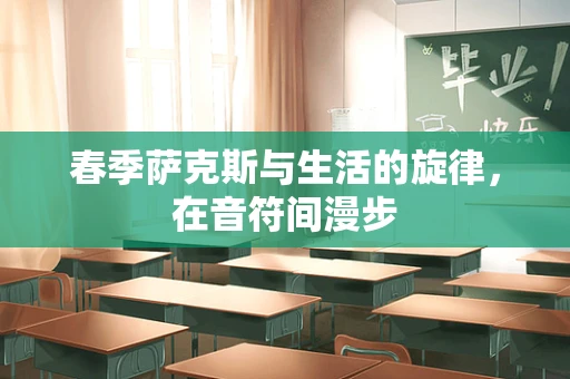 春季萨克斯与生活的旋律，在音符间漫步