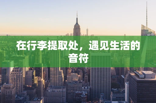 在行李提取处，遇见生活的音符