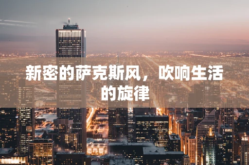 新密的萨克斯风，吹响生活的旋律