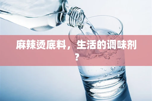 麻辣烫底料，生活的调味剂？