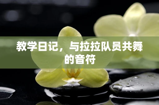 教学日记，与拉拉队员共舞的音符