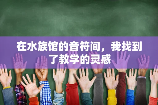 在水族馆的音符间，我找到了教学的灵感