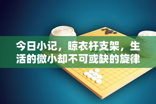 今日小记，晾衣杆支架，生活的微小却不可或缺的旋律