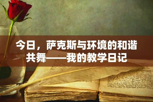今日，萨克斯与环境的和谐共舞——我的教学日记