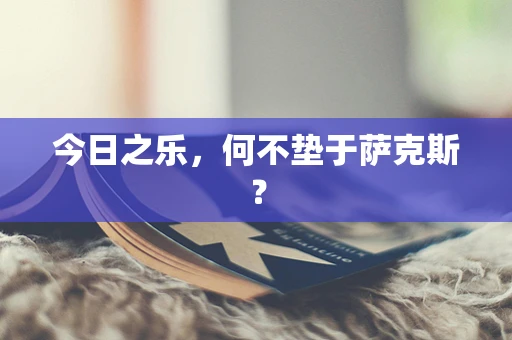 今日之乐，何不垫于萨克斯？