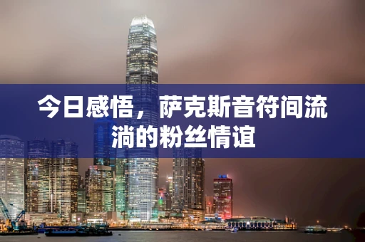 今日感悟，萨克斯音符间流淌的粉丝情谊