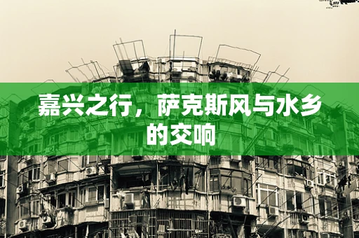 嘉兴之行，萨克斯风与水乡的交响