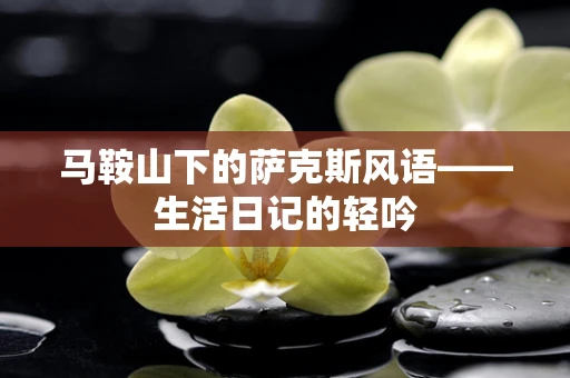 马鞍山下的萨克斯风语——生活日记的轻吟