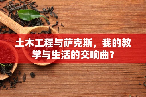 土木工程与萨克斯，我的教学与生活的交响曲？