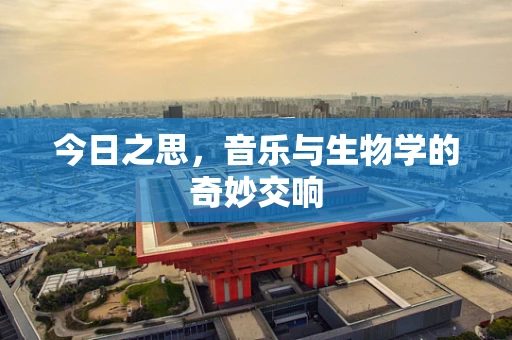 今日之思，音乐与生物学的奇妙交响