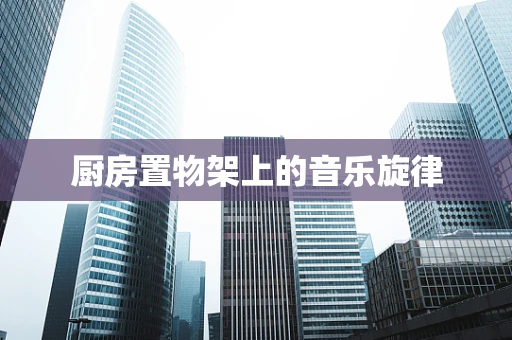 厨房置物架上的音乐旋律