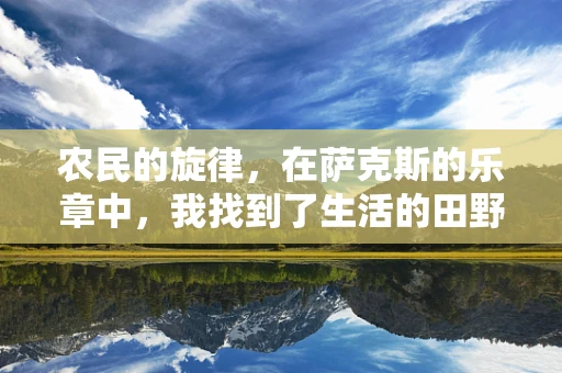 农民的旋律，在萨克斯的乐章中，我找到了生活的田野