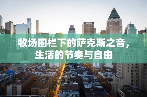 牧场围栏下的萨克斯之音，生活的节奏与自由