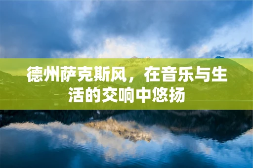德州萨克斯风，在音乐与生活的交响中悠扬