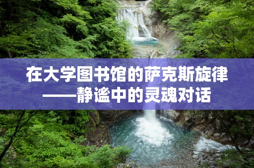 在大学图书馆的萨克斯旋律——静谧中的灵魂对话